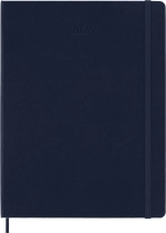 Еженедельник на 2025 год (DHB2012WN4) Moleskine Classic WKNT XL 190х250мм 144стр. синий сапфир