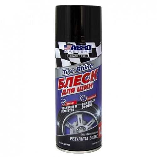 Чернитель шин 400 мл (аэрозоль) (ABRO)