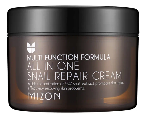 MIZON Крем для лица с муцином улитки - ALL IN ONE SNAIL REPAIR CREAM ,120мл