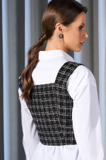 22952 Топ женский (черный)