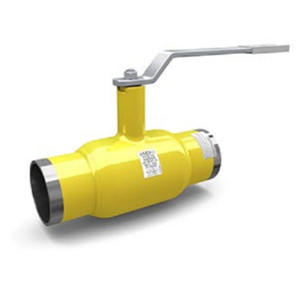 Кран шаровой стальной газовый LD КШ.Ц.П.GAS.100.025.Н/П.02, DN 100, PN 25, приварной, неполнопроходн