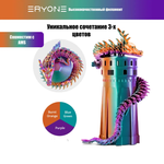 Пластик Eryone Silk PLA Tri-Color 1.75mm, 1KG Purple & Blue Green & Burnt Orange