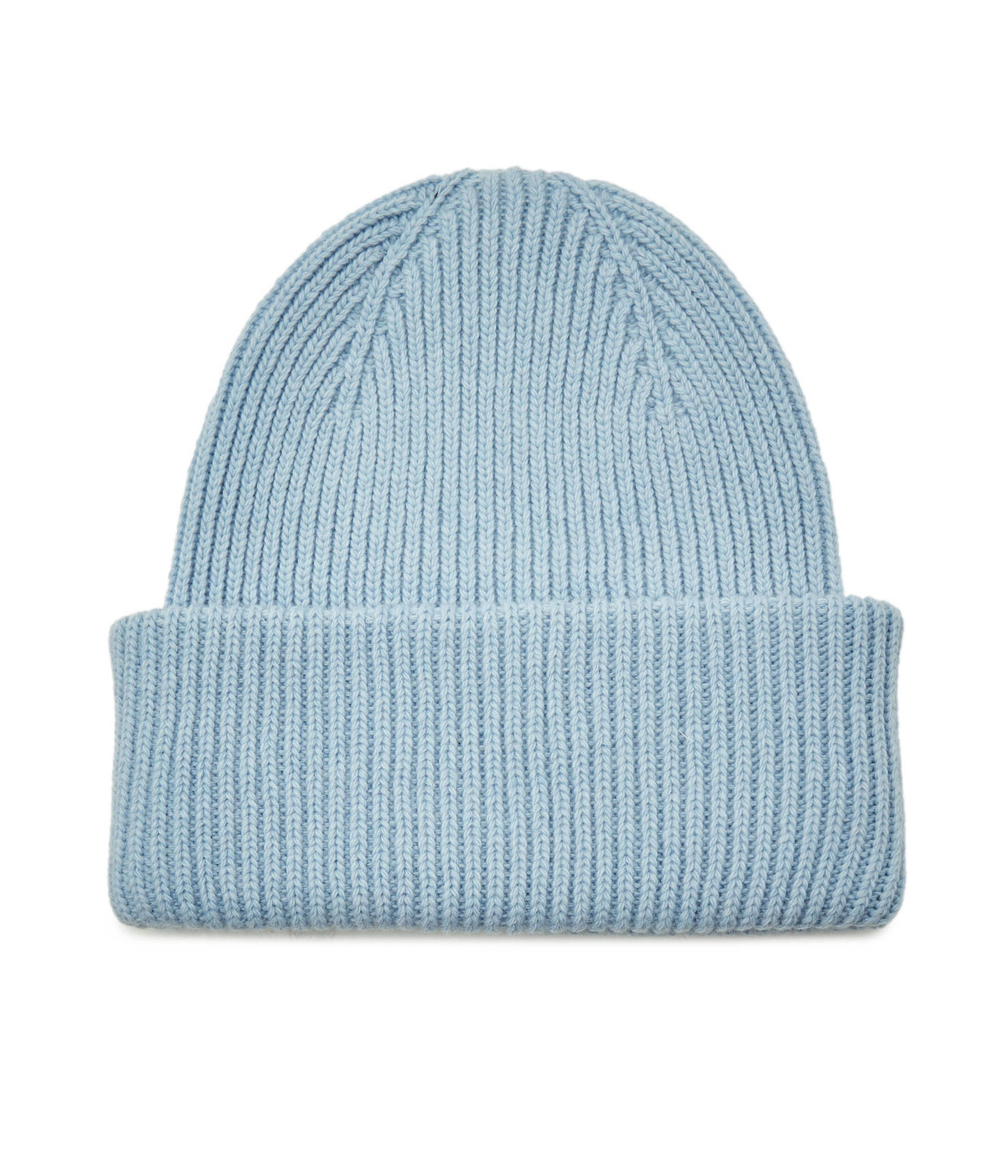Хлопчатобумажная шапка RIBBED INUIKII - голубой(42020-020)