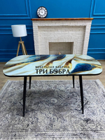 Кухонный раздвижной стол "Премьер", сатин