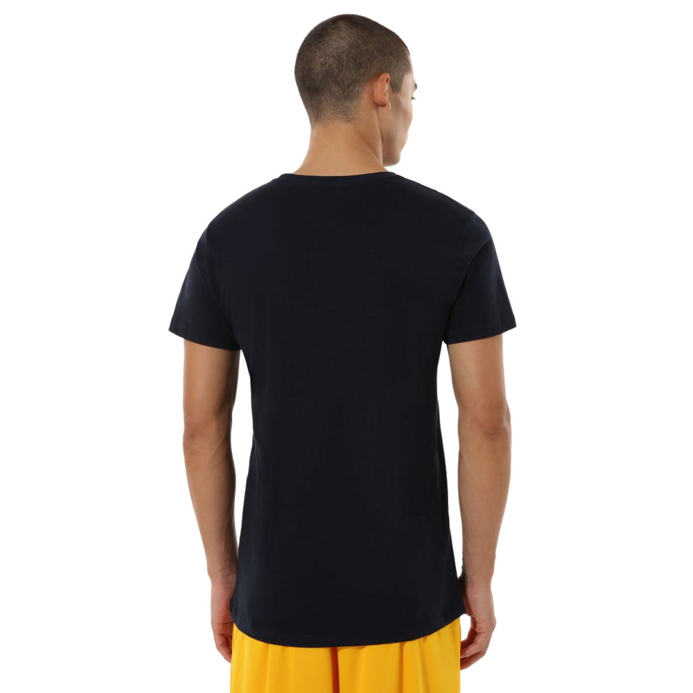 Мужская теннисная футболка Australian Cotton T-Shirt Brush Line Print - blu navy