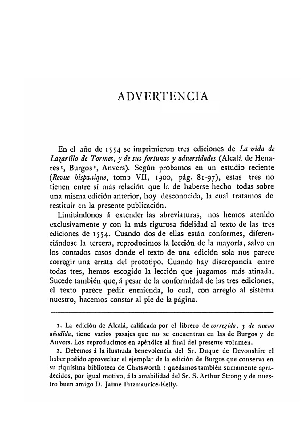 La Vida De Lazarillo De Tormes: Y De Sus Fortunas Y Adversidades (Spanish Edition) | Raymond Foulché-Delbosc