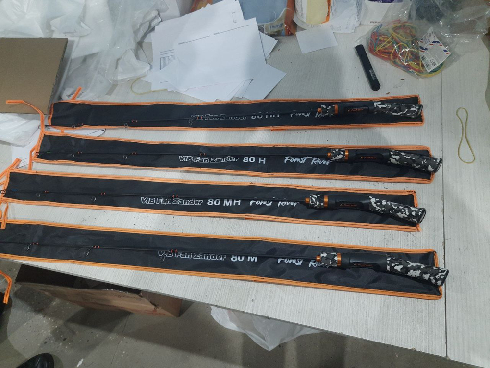 Зимняя разборная удочка Forest River VIB Fan Zander 80HH