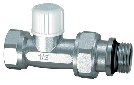 Вентиль запорный прямой 1/2" ВР, EPDM (аналог FV 1400 12)