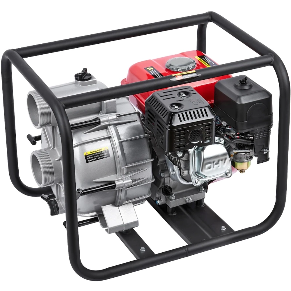 ELITECH МБ 950 Д 80 Г мотопомпа бензиновая 7 л.с, 350 л/мин, диаметр 80 мм, 205520