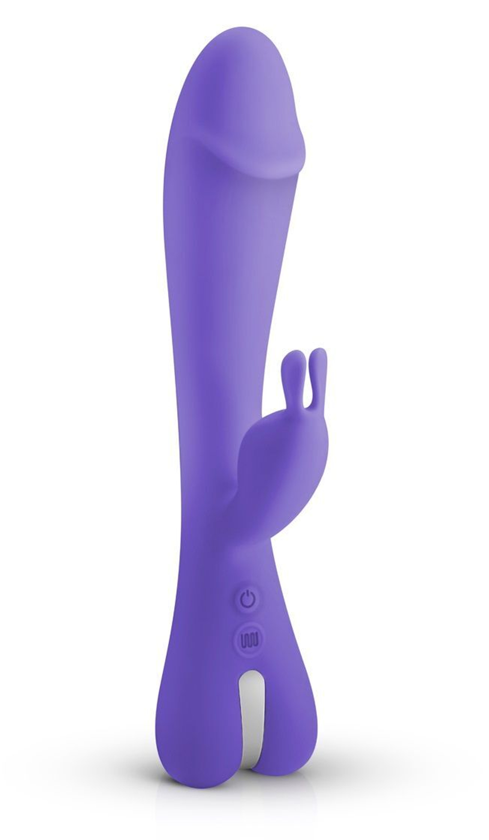 Фиолетовый вибратор-кролик Trix Rabbit Vibrator - 22,5 см. (Цвет: фиолетовый)