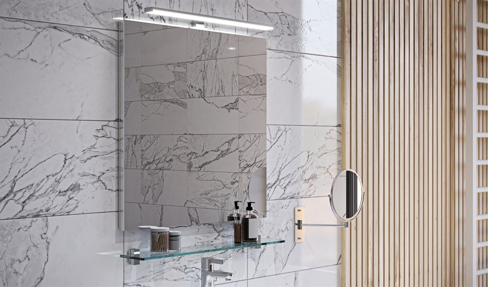Зеркало VELVEX Klaufs 70 с LED светильником