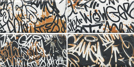 Панно Граффити OP/A210/4x/19060 (из 4-х частей)