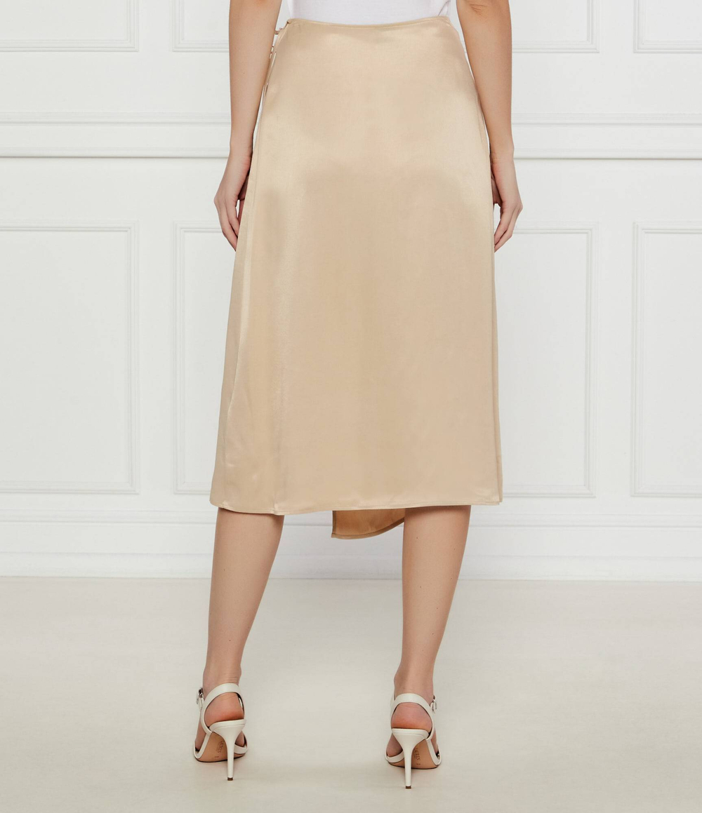 Сатиновая юбка Vamarni BOSS BLACK - бежевый(50538116)