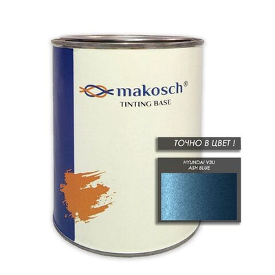 Автоэмаль makosch/HYUNDAI V3U, Базовая эмаль, голубой, перламутр, 800мл.