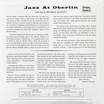 The Dave Brubeck Quartet / Jazz At Oberlin (LP)