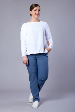 Брюки женские 2757АПВ, джинс #48Д022757АПВ
