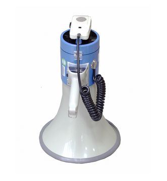 SHOW ER66S - Мегафон ручной 25 Вт, вынос.микрофон,сирена, 12 В, 8 батарей тип"С"вес 1,65 кг, пластик