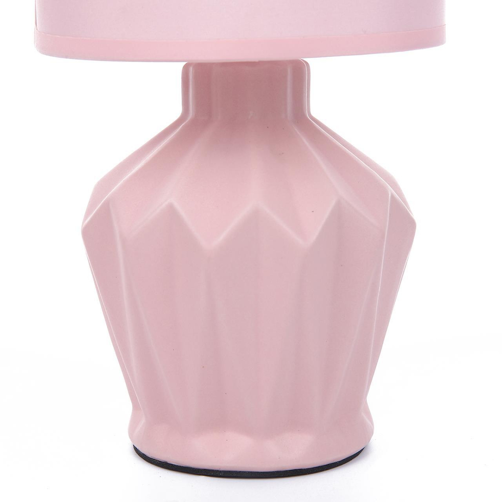 8227/1T MODERNI LN25 384 розовый, керамика/текстиль Настольная лампа E14 1*40W 220V ORIGAMIA