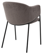 Стул М-City DISAUR Дилл, Lana 30 Коричневый, ткань, Черный каркас