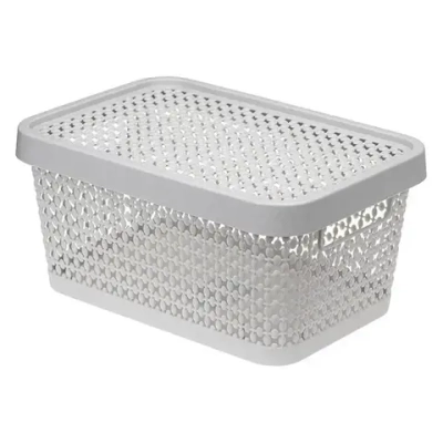 Коробка ПИРУЛА 4,5л с крышкой смоки (комплект 12 шт)