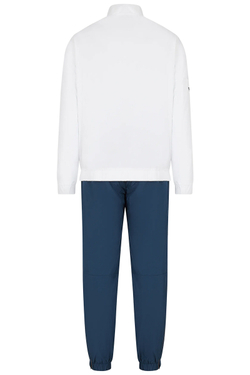 Для мужчин Костюм теннисный EA7 Man Woven Tracksuit - white/light blue