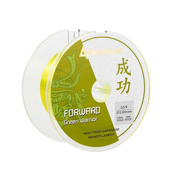 Леска FORWARD Green Warrior 0,309mm/150m Nylon (N-FGW-0309-150) Nisus