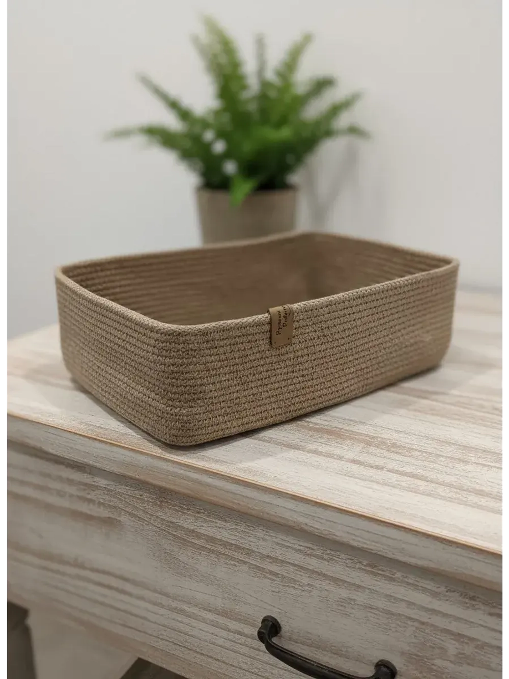 Корзина для хранения плетеная