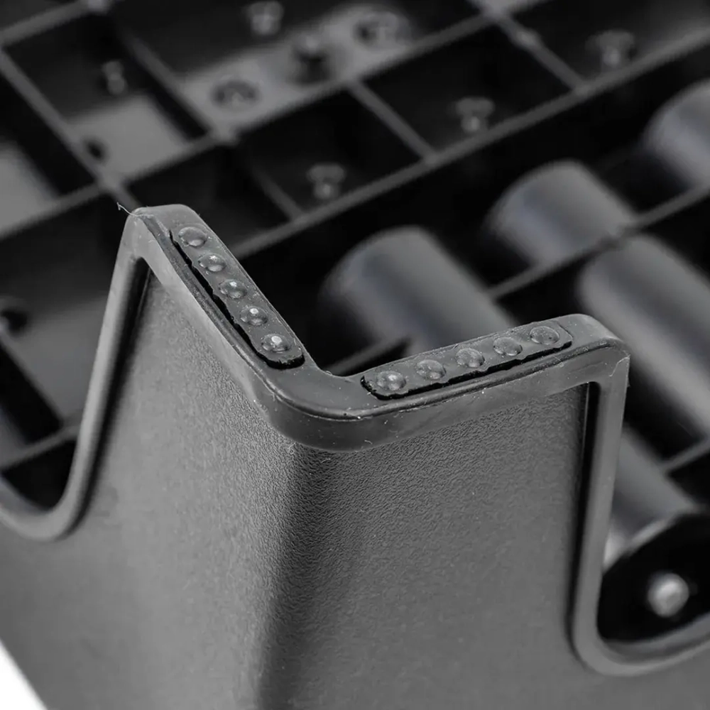 Подставка для ног с массажными роликами (12х25х34см) WMC TOOLS WMC-PLM4