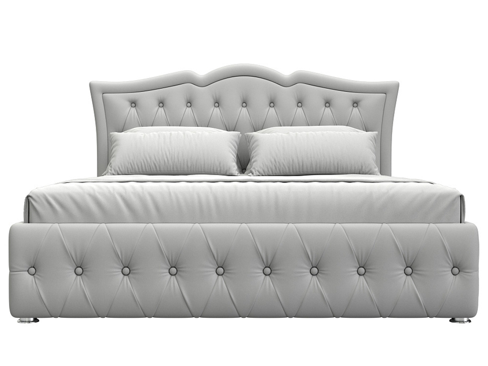 Кровать интерьерная Герда 160, Белый, Экокожа, 108296