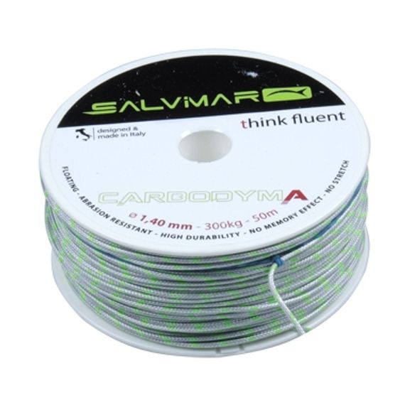 Линь Salvimar CARBO DYMA ø1,4mm 300kg 1 метр (в катушке 50 м)