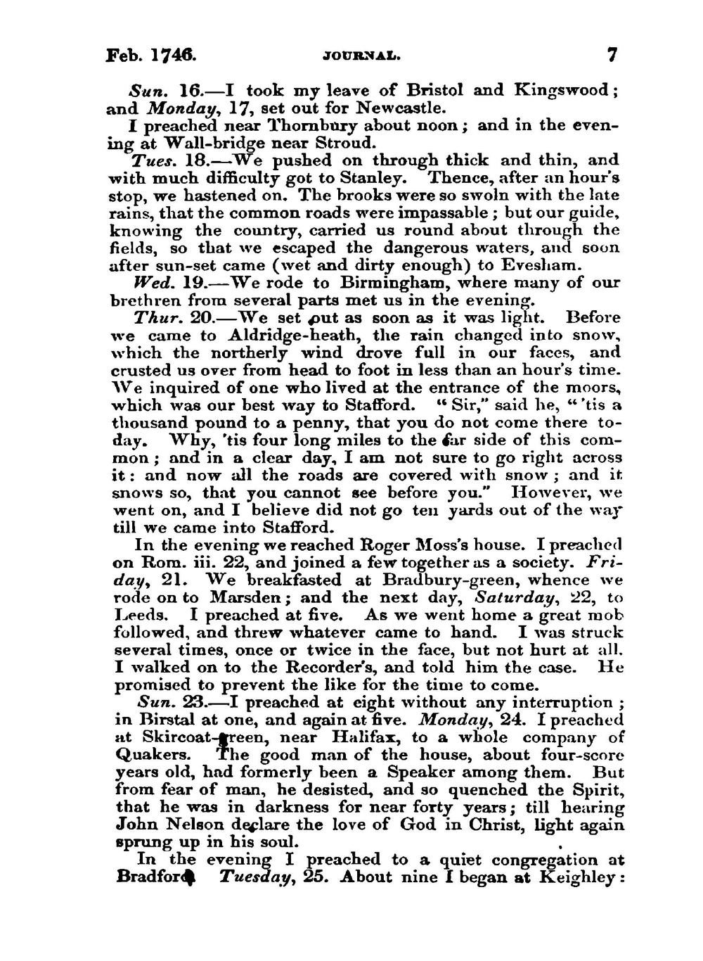 The journal of the Rev. John Wesley, from October 14th, 1735 to October 24th, 1790. Volume 2 | John Wesley