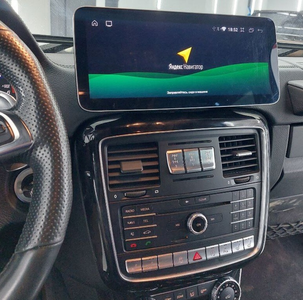 Магнитола для Mercedes-Benz G-класс 2015-2018 NTG 5.0/5.1 - Radiola RDL-7715 монитор 12.3" на Android 13, 8Гб+128Гб, CarPlay, 4G SIM-слот