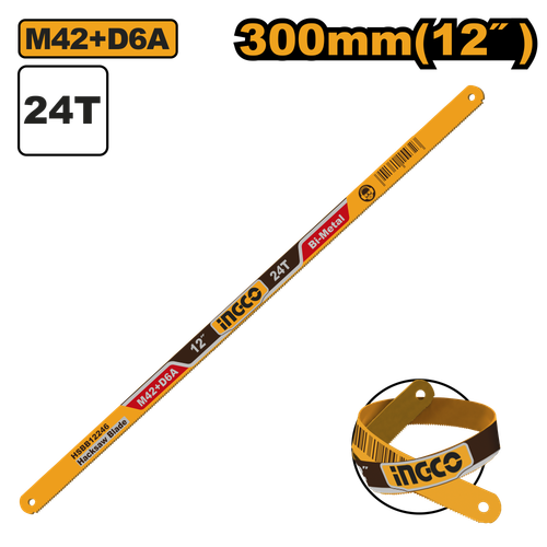 Полотно для ножовки универсальное 300 мм Bi-metal INGCO