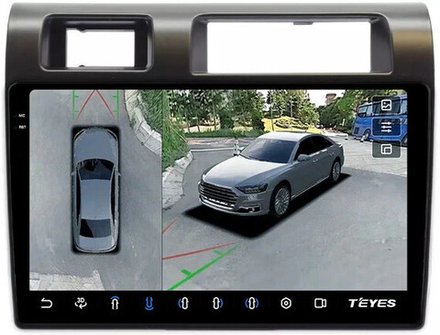 Магнитола для Toyota Land Cruiser 70 2007-2022 - Teyes CC3-2K-360 на Android 10, 2K QLED, 6Гб+128Гб, CarPlay, 4G SIM-слот, 4 камеры в комплекте