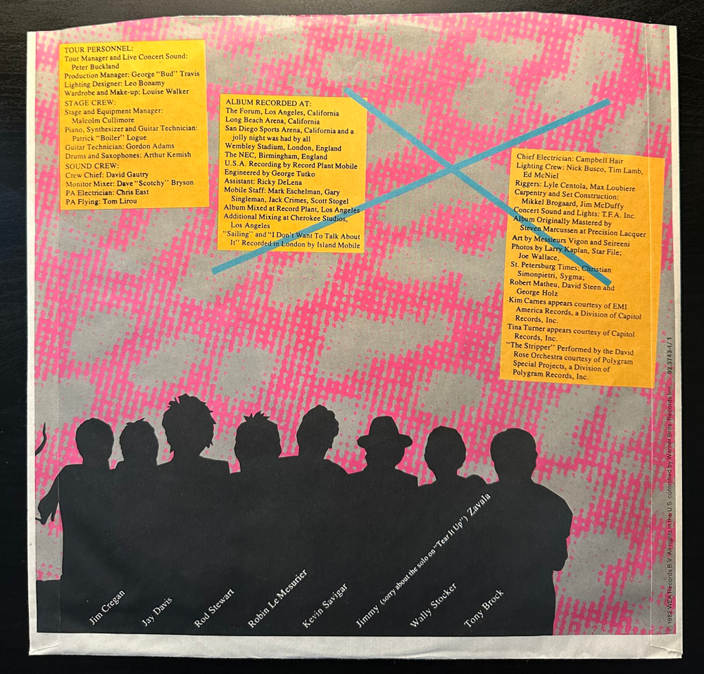 Rod Stewart - Absolutely Live 2LP (Скандинавия 1982г.)