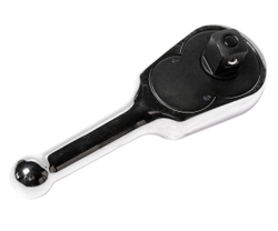 Ключ трещотка 1/2" 45 зубьев 130мм укороченная металлическая рукоятка JTC