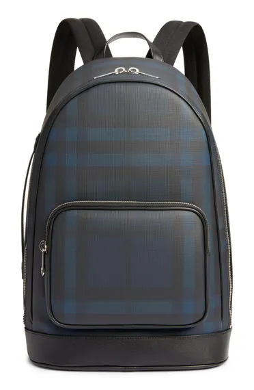 Рюкзак в клетку Burberry London Check синий