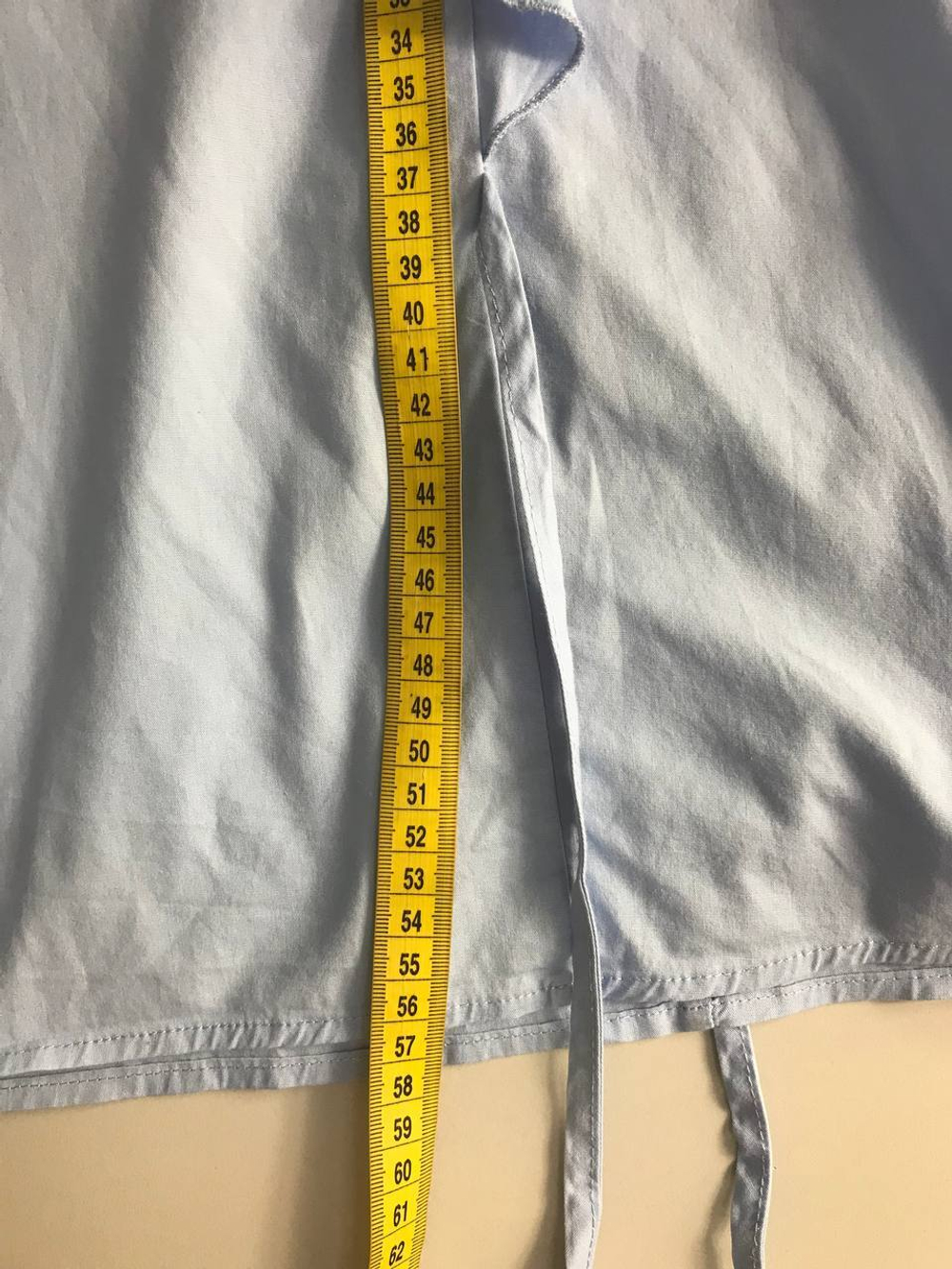 Блузка нежного оттенка, маркировка XS, визуально 42 размер