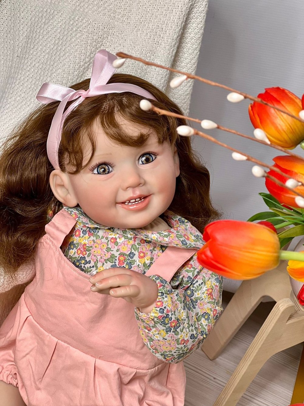 Кукла Реборн мягконабивная 70см (FA-872)