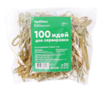 Пики для канапе Optiline Узелок, бамбуковые, 6 см, 100 штук в упаковке