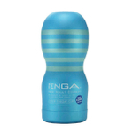 Мастурбатор Deep Throat Cool Edition с охлаждающим эффектом, голубой (Цвет: голубой)