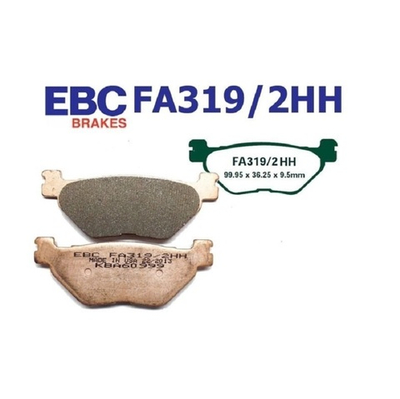 Тормозные колодки EBC FA319/2HH Metal зад YAM FJR1300