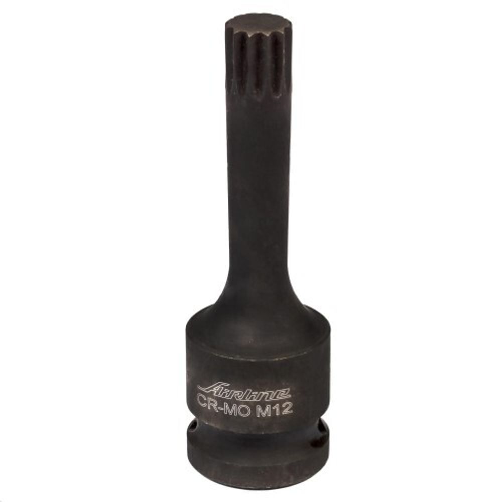 Головка ударная торцевая 1/2  DR внешний SPLINE M12 (AIRLINE)