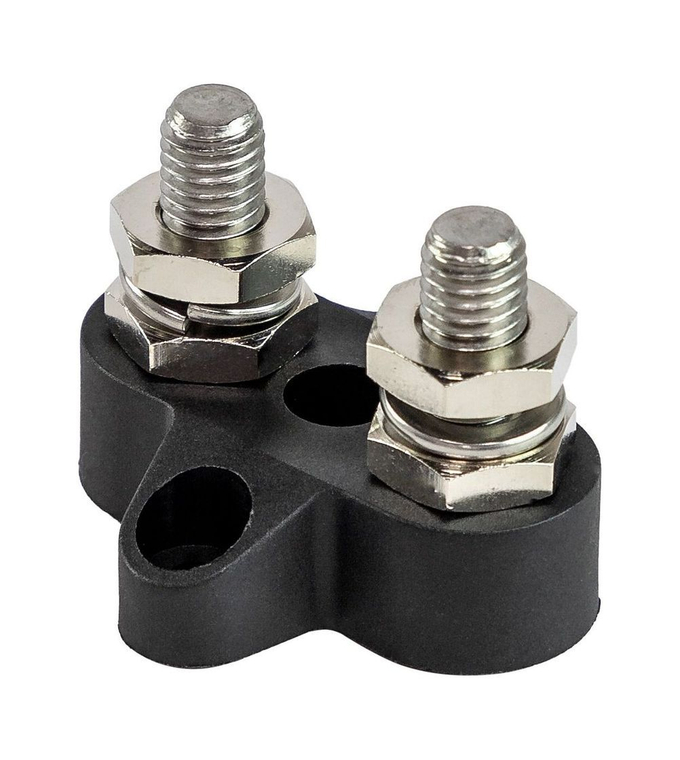 Клемма-штифт двойная, M8, черная