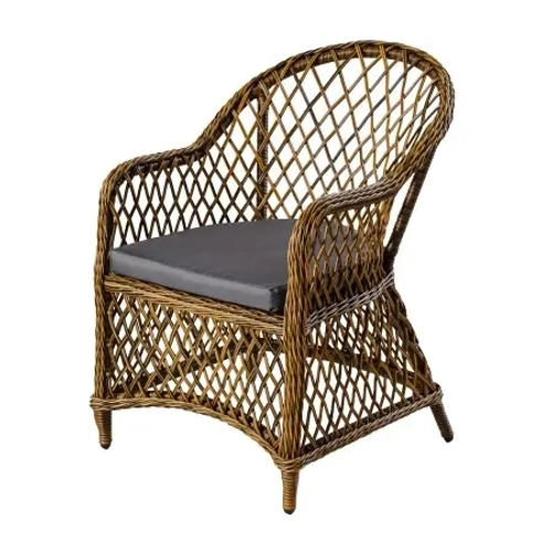 Кресло Уэльс ажурное плетение с подушкой Ro-tango