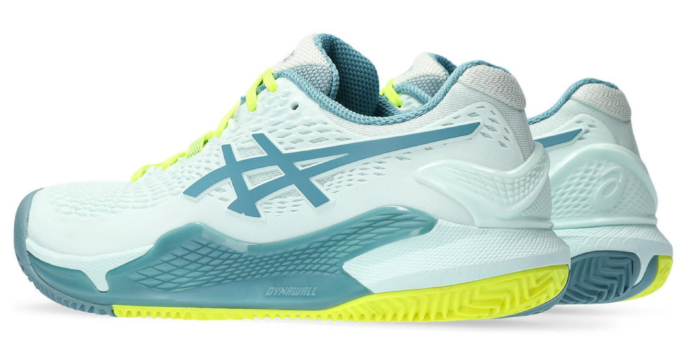 Женские Кроссовки теннисные Asics Gel-Resolution 9 Clay - soothing sea/gris blue