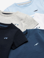 Футболка для мальчика Next A33-198, 5 шт., Синий, Серый, Черный