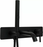 Смеситель для ванны Allen Brau Priority 5.31006-31 черный матовый