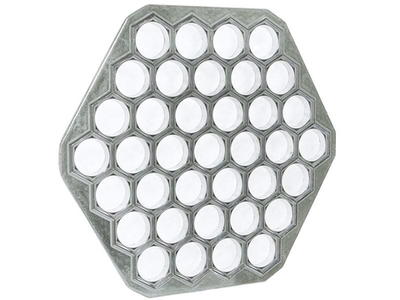 Пельменница металлическая шестигранная Винтаж в коробке