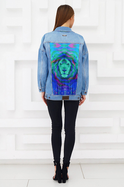 LIGVIANNI Джинсовая куртка Denim Jacket Lion